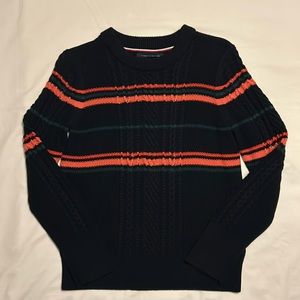 Tommy Hilfiger Long Sleeve Sweater Medium Navy Blue